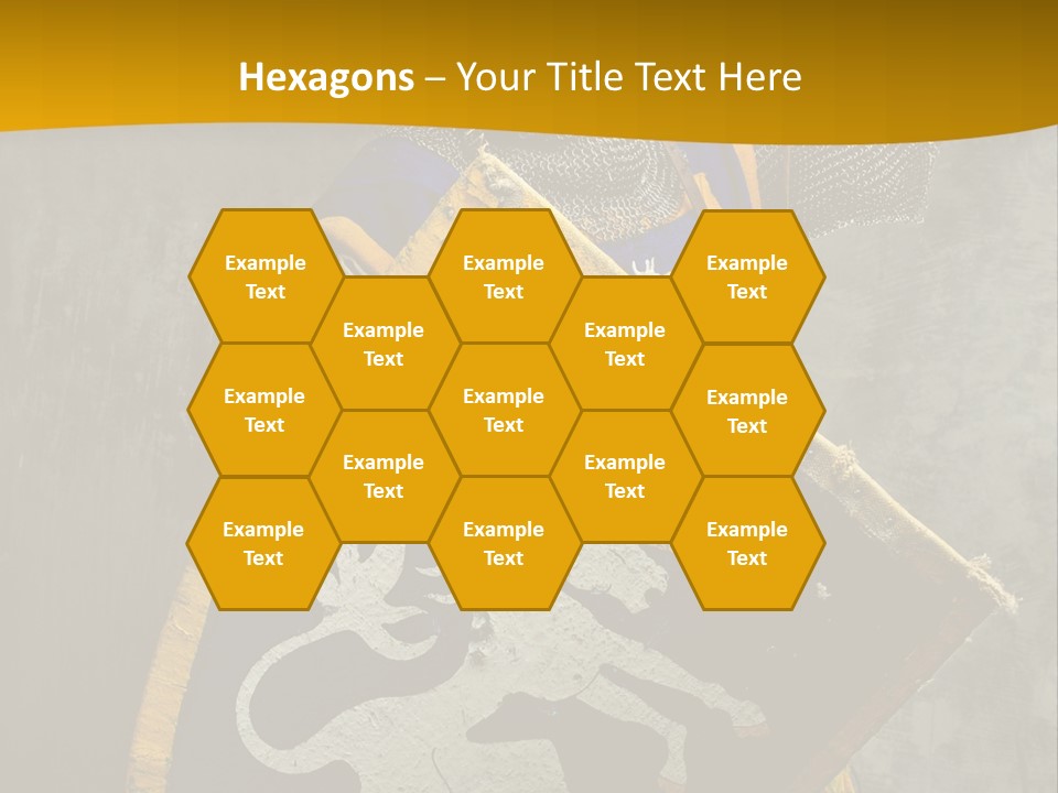 Victory Arms Gold PowerPoint Template