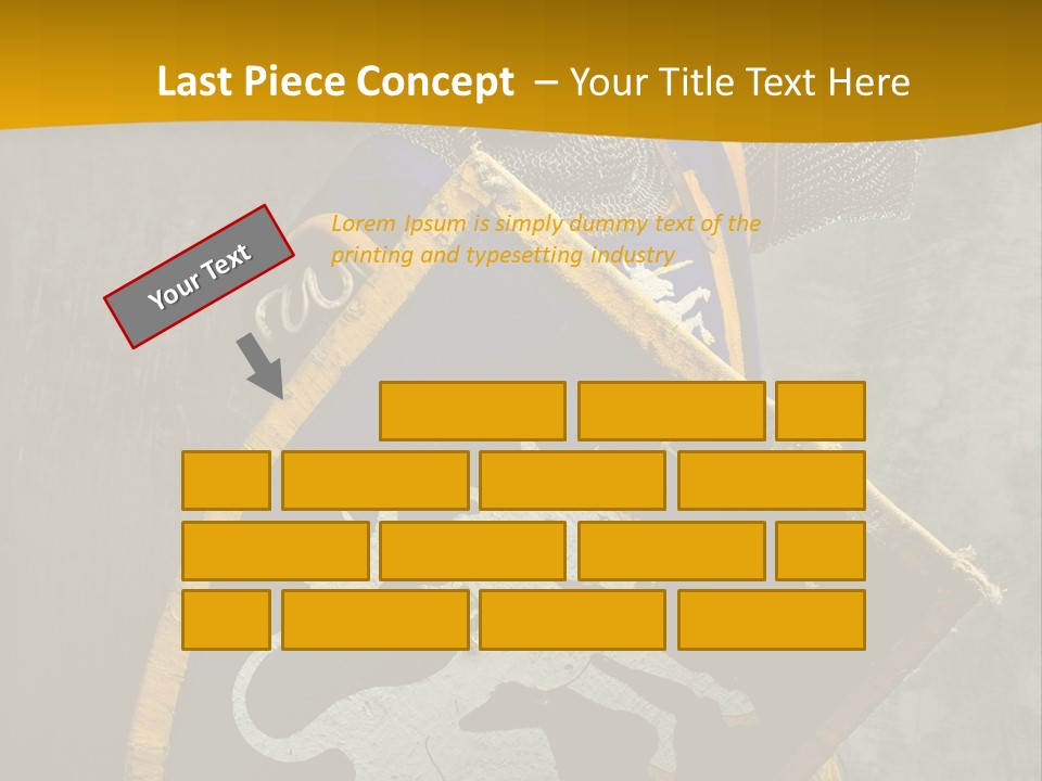 Victory Arms Gold PowerPoint Template
