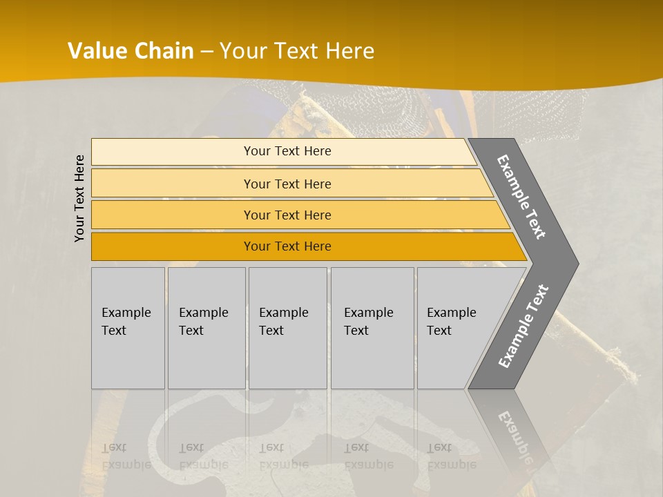 Victory Arms Gold PowerPoint Template