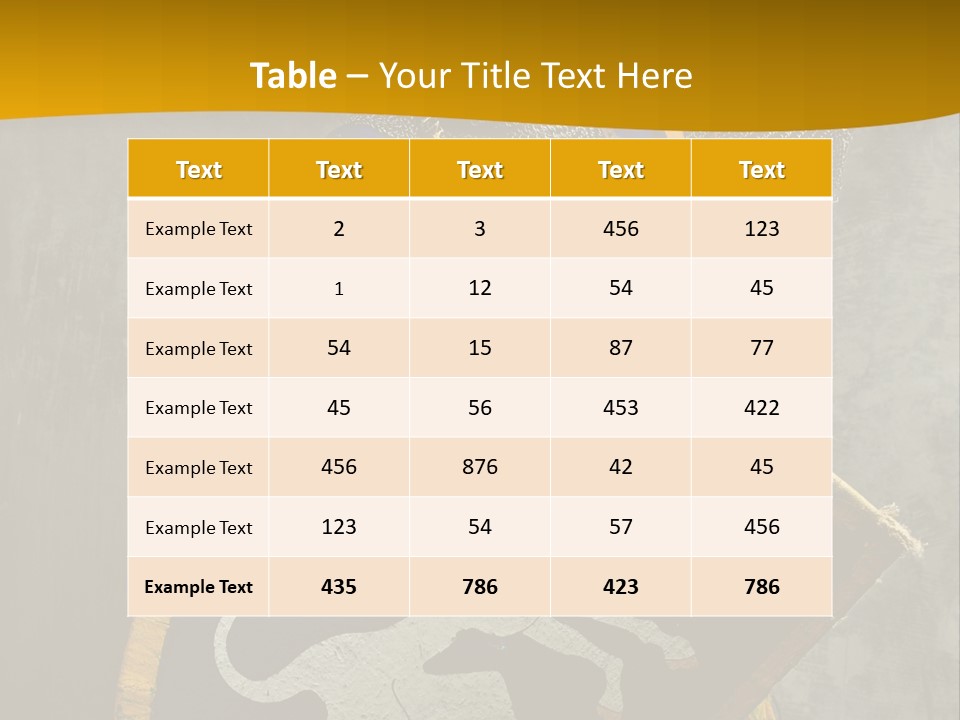 Victory Arms Gold PowerPoint Template