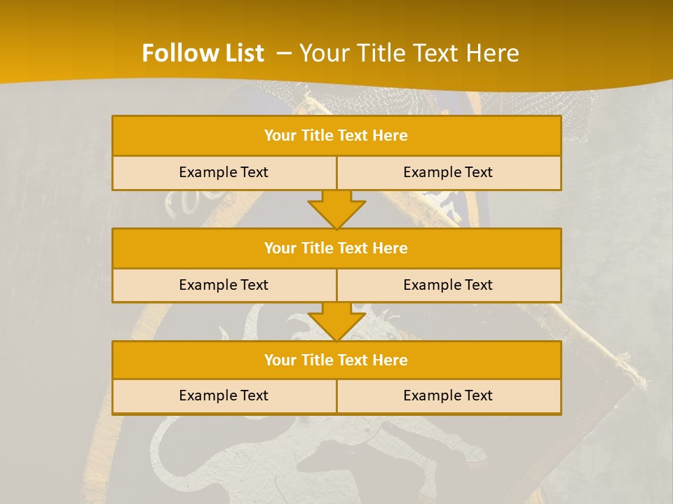 Victory Arms Gold PowerPoint Template