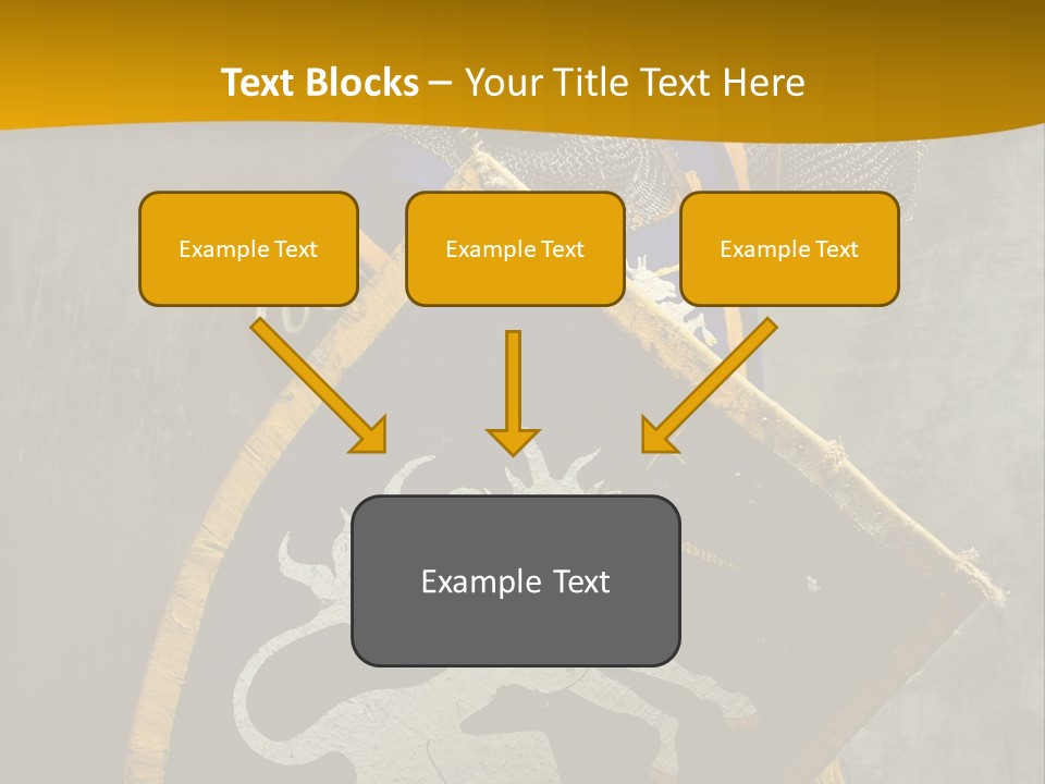 Victory Arms Gold PowerPoint Template