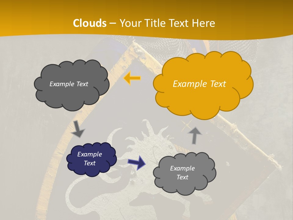 Victory Arms Gold PowerPoint Template