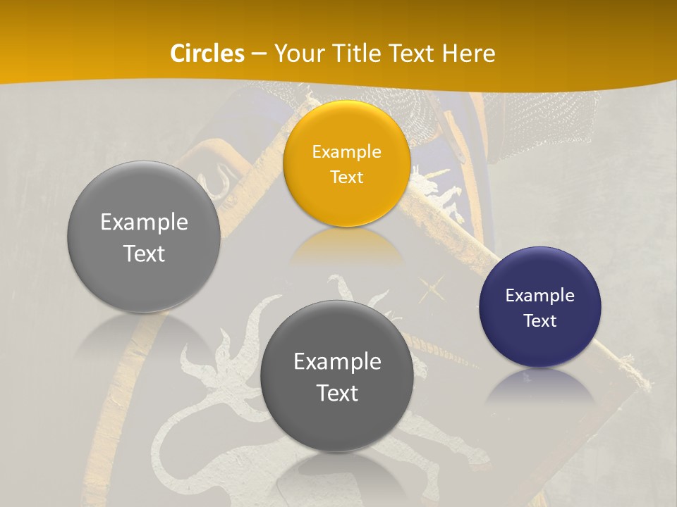 Victory Arms Gold PowerPoint Template