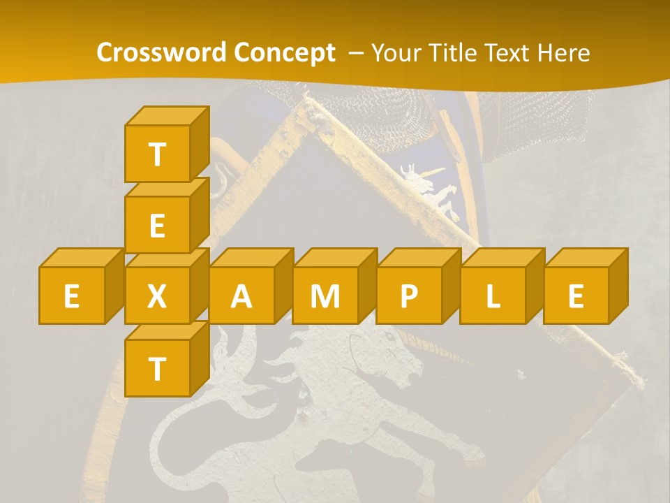 Victory Arms Gold PowerPoint Template