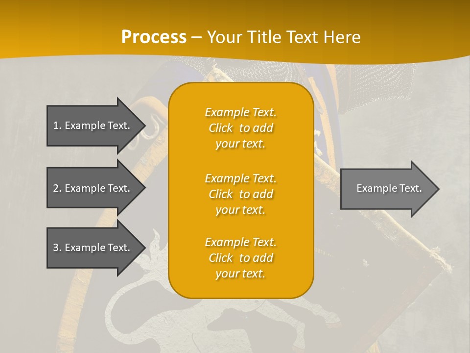 Victory Arms Gold PowerPoint Template