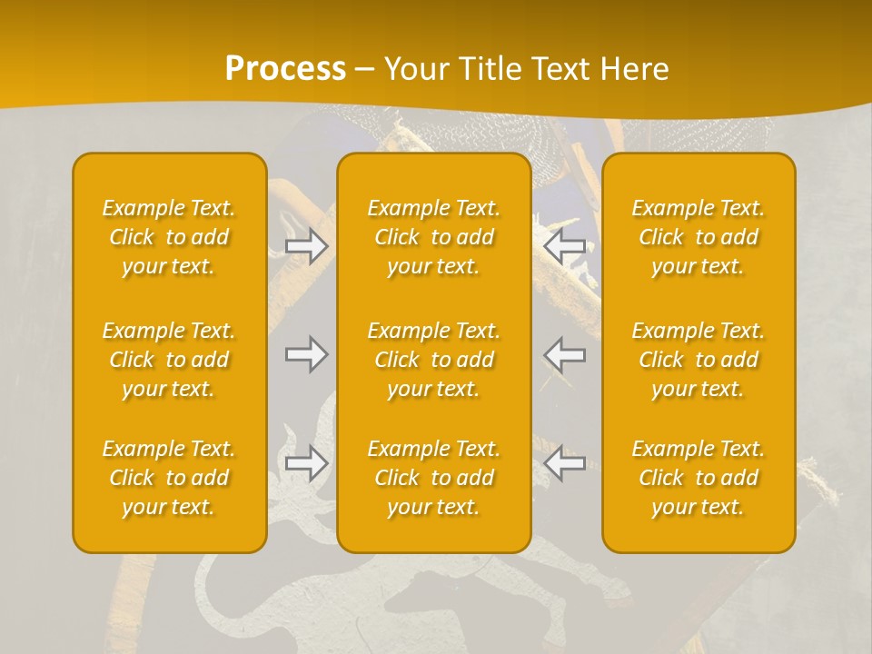 Victory Arms Gold PowerPoint Template