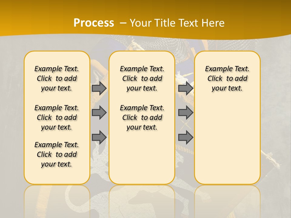 Victory Arms Gold PowerPoint Template