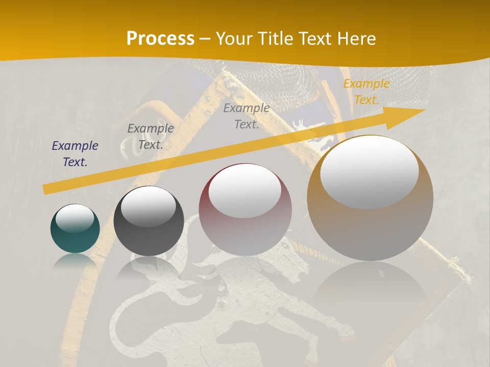 Victory Arms Gold PowerPoint Template