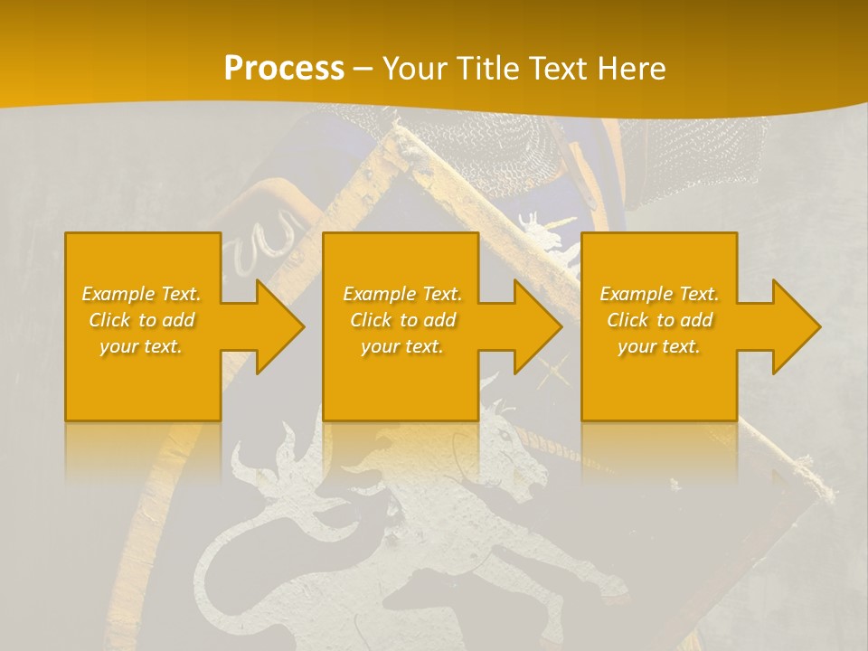 Victory Arms Gold PowerPoint Template