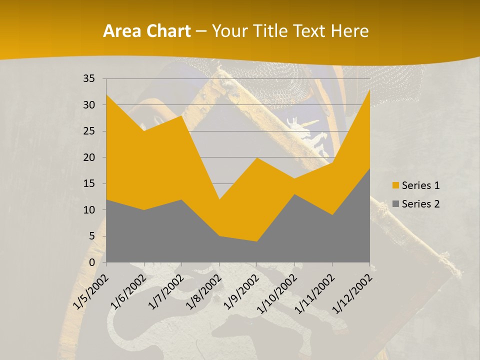 Victory Arms Gold PowerPoint Template