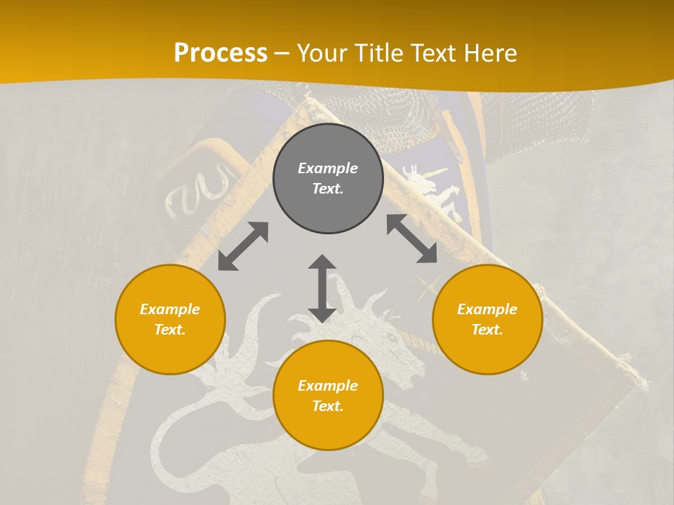 Victory Arms Gold PowerPoint Template