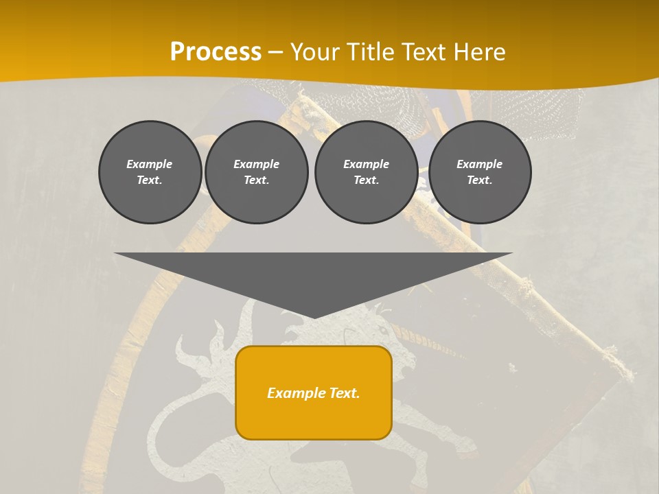 Victory Arms Gold PowerPoint Template