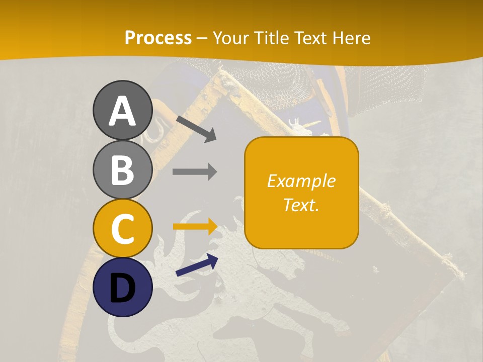 Victory Arms Gold PowerPoint Template