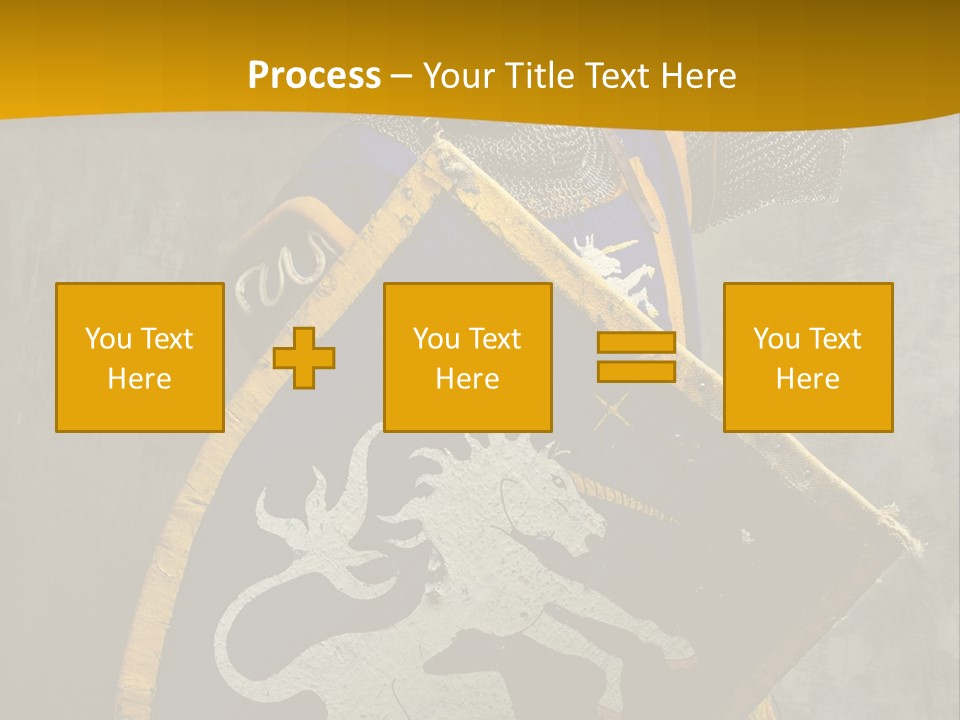 Victory Arms Gold PowerPoint Template