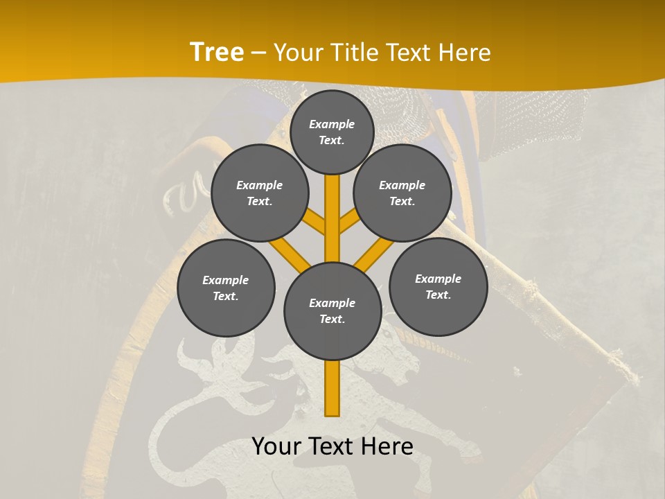 Victory Arms Gold PowerPoint Template