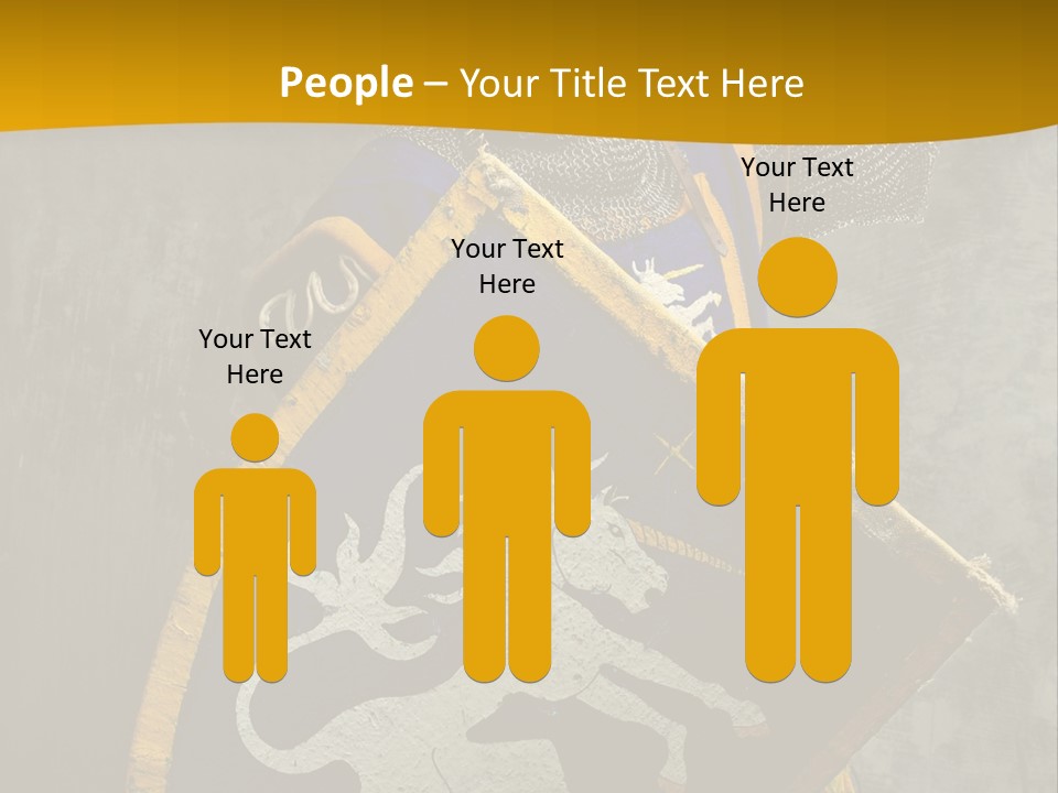 Victory Arms Gold PowerPoint Template