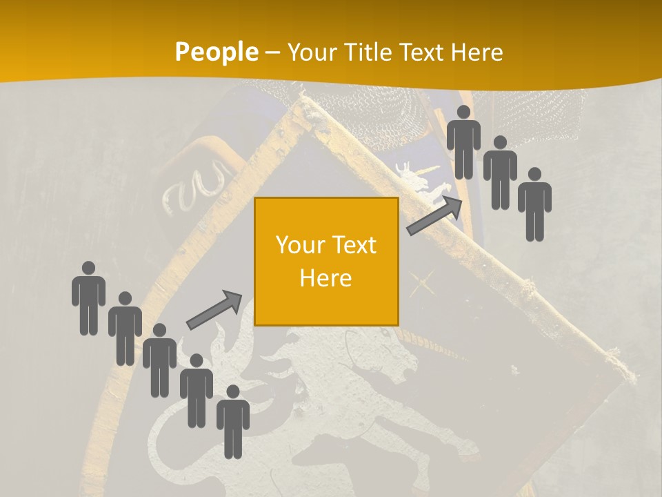 Victory Arms Gold PowerPoint Template