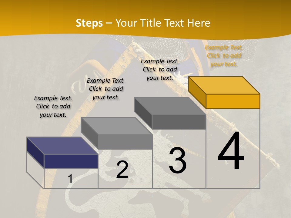 Victory Arms Gold PowerPoint Template
