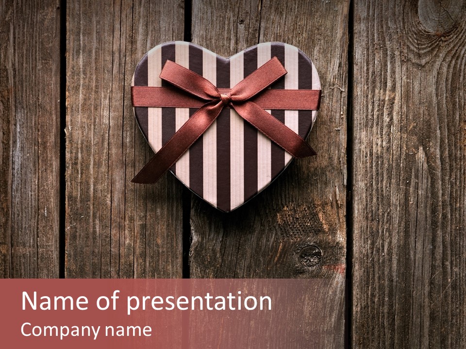 Giving Valentines Background Couples PowerPoint Template