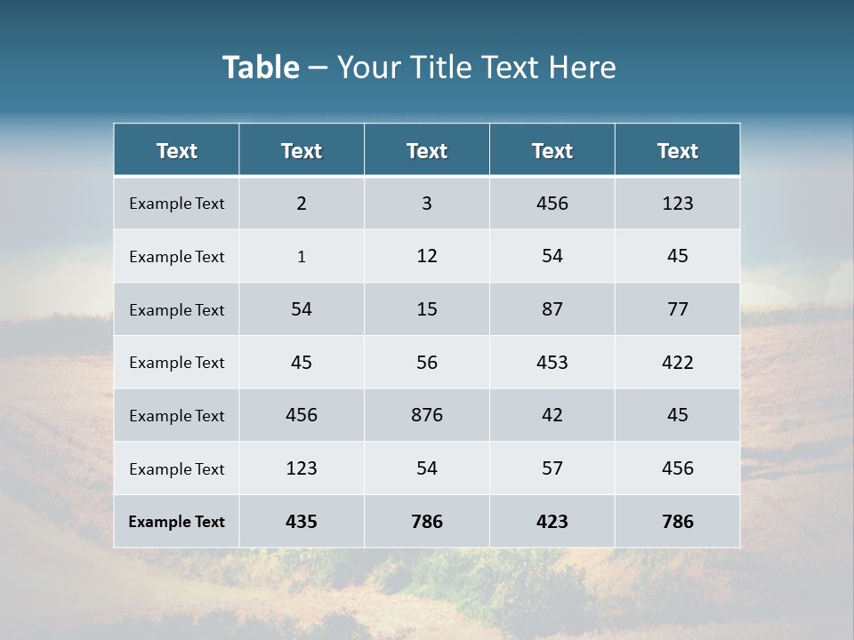 Europe Awesome Climate PowerPoint Template