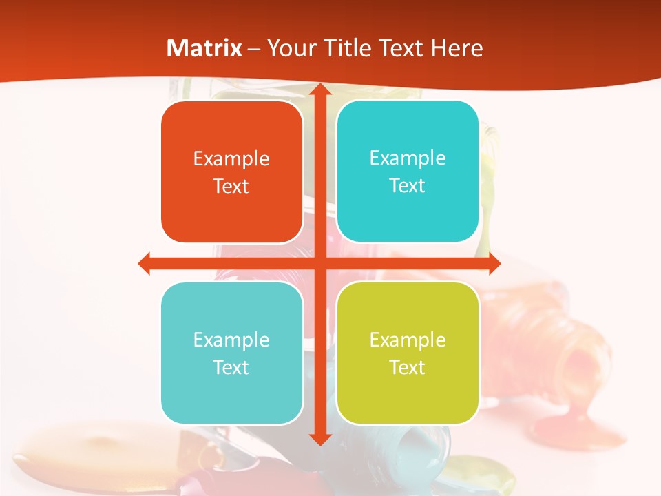 Beauty Spill Pour PowerPoint Template