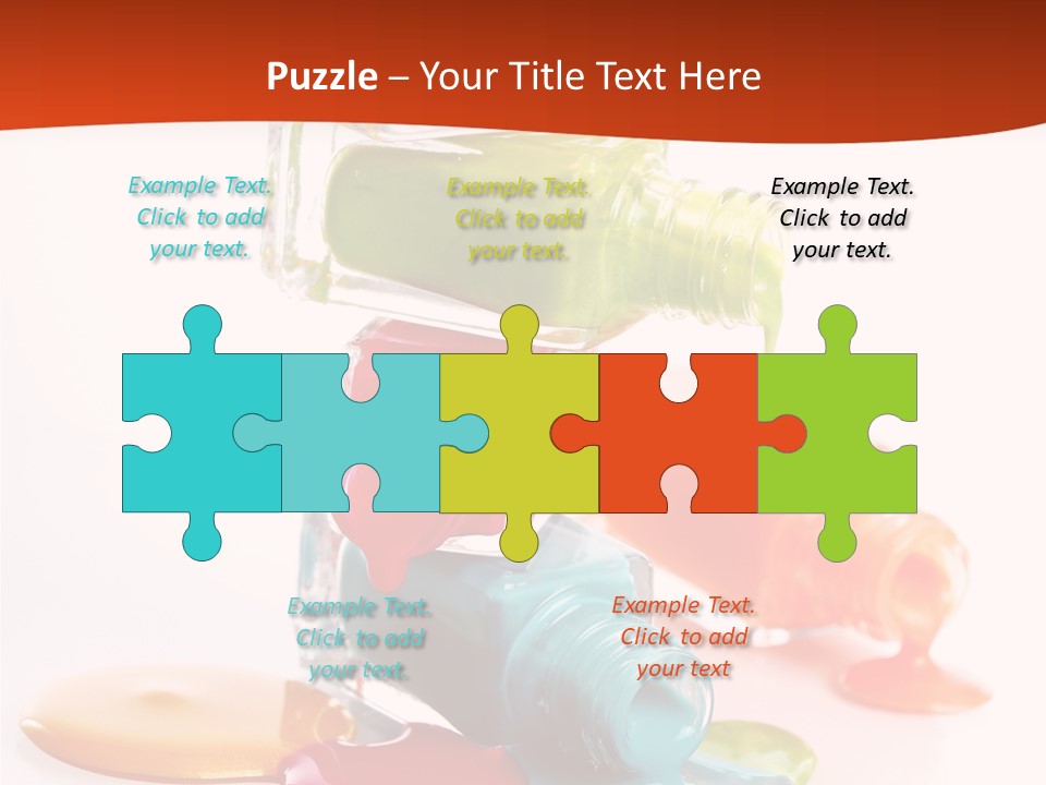 Beauty Spill Pour PowerPoint Template