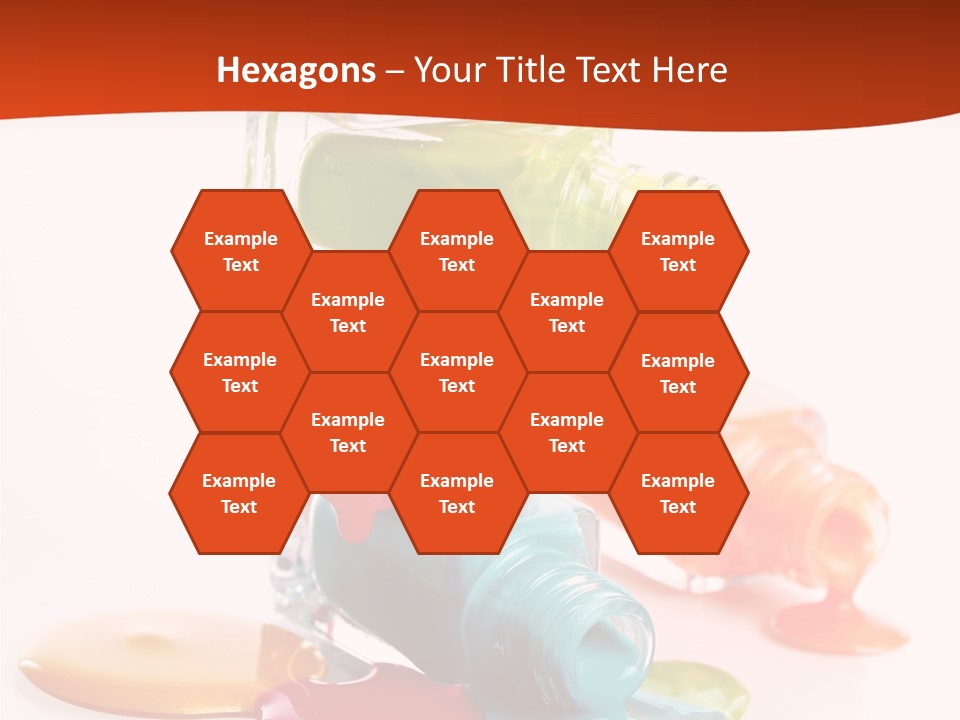 Beauty Spill Pour PowerPoint Template