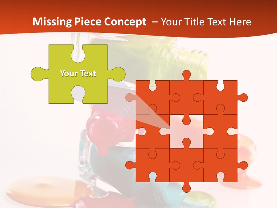 Beauty Spill Pour PowerPoint Template