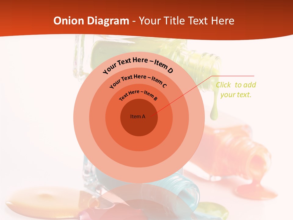 Beauty Spill Pour PowerPoint Template