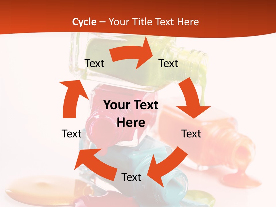 Beauty Spill Pour PowerPoint Template