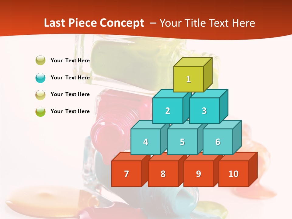 Beauty Spill Pour PowerPoint Template