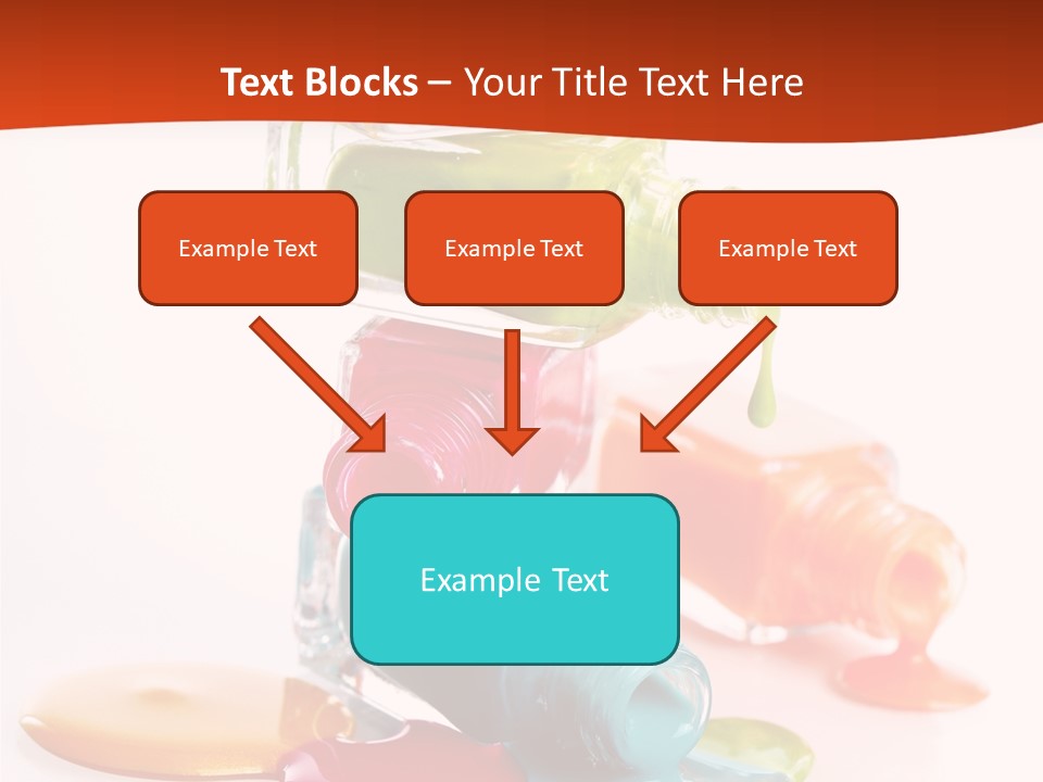 Beauty Spill Pour PowerPoint Template