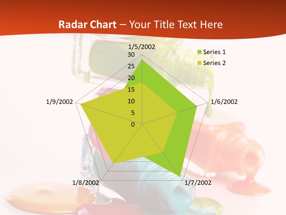 Beauty Spill Pour PowerPoint Template