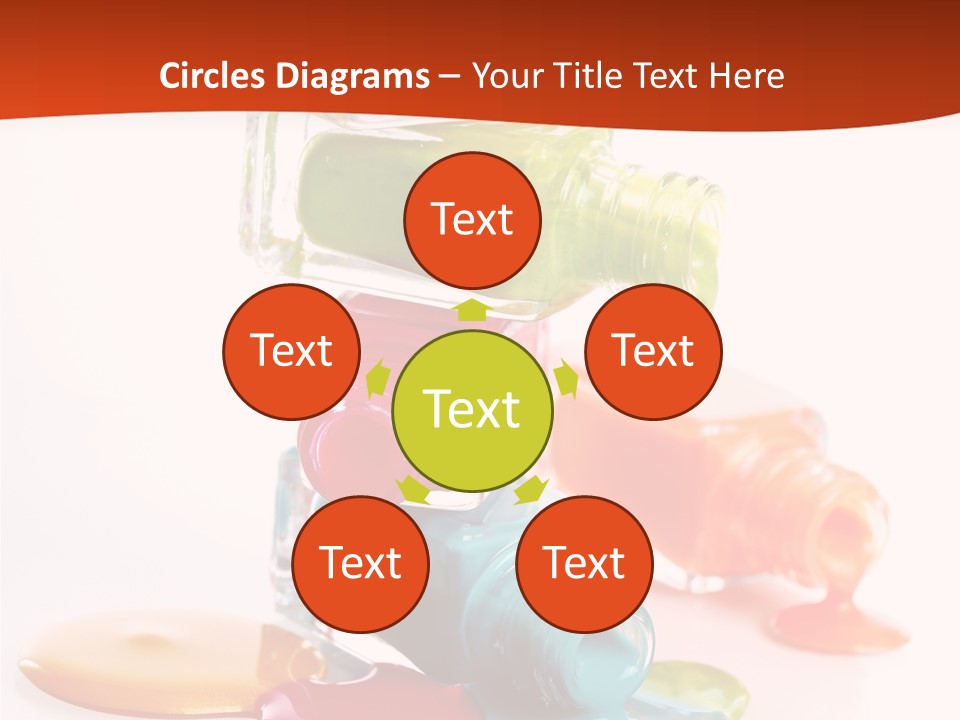 Beauty Spill Pour PowerPoint Template