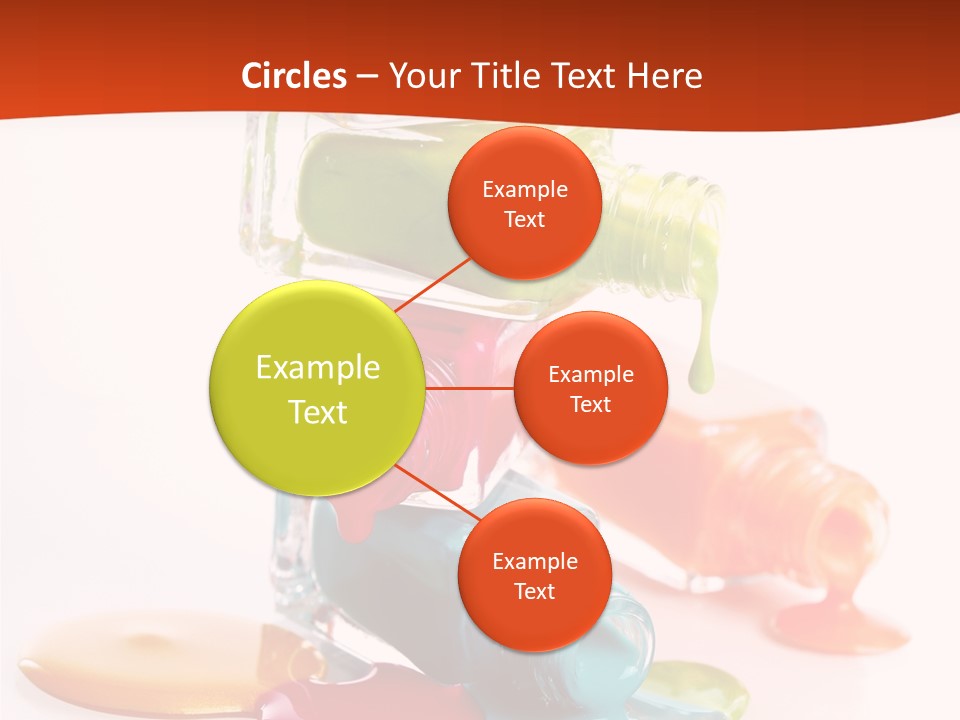 Beauty Spill Pour PowerPoint Template