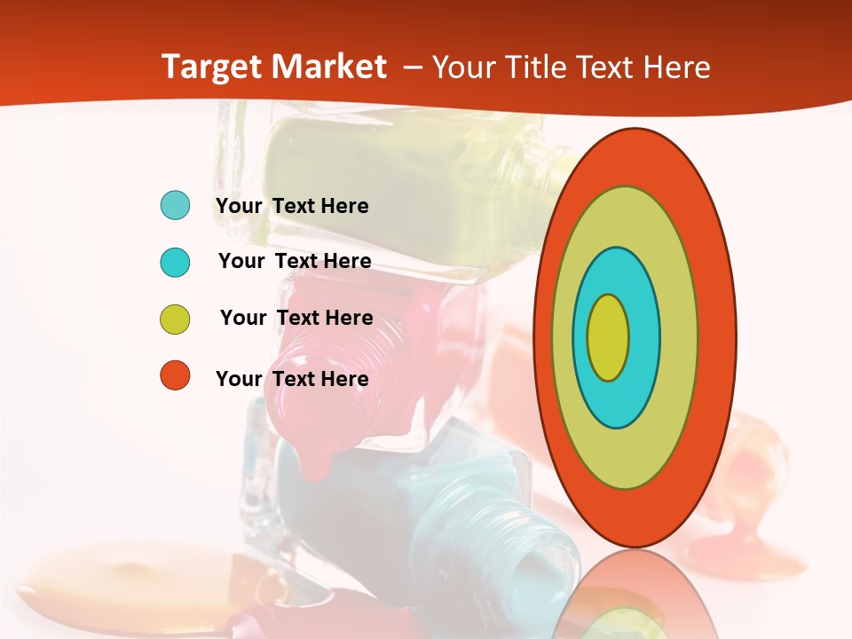 Beauty Spill Pour PowerPoint Template