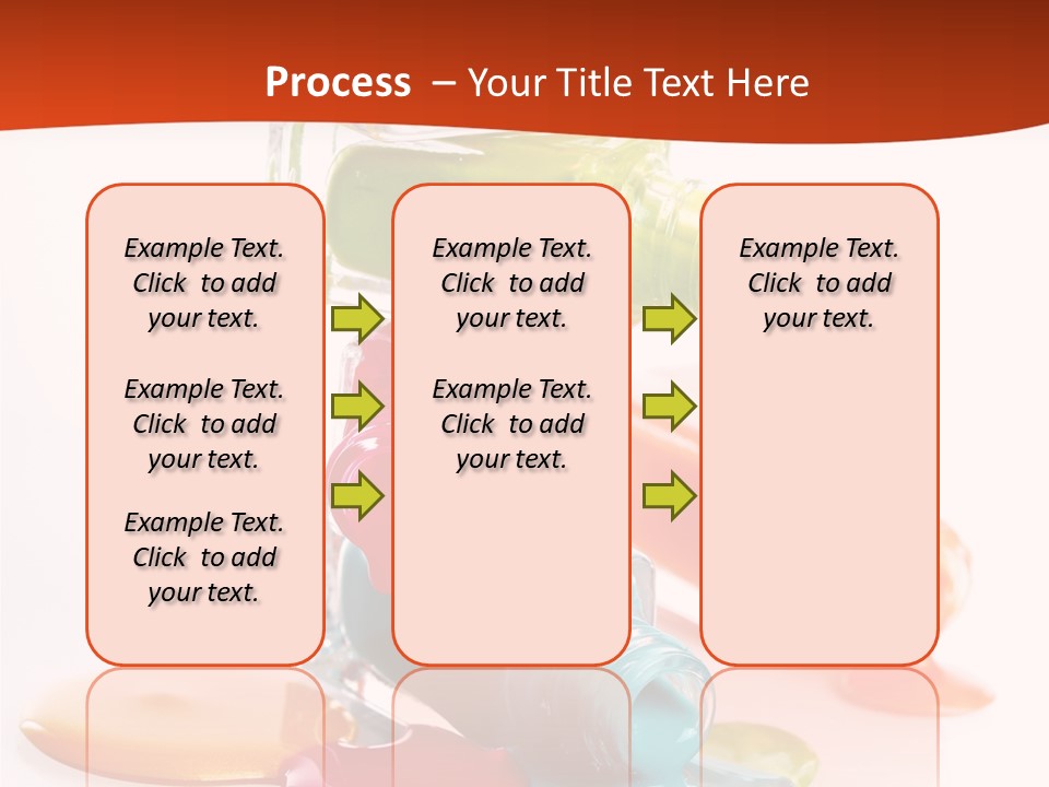 Beauty Spill Pour PowerPoint Template