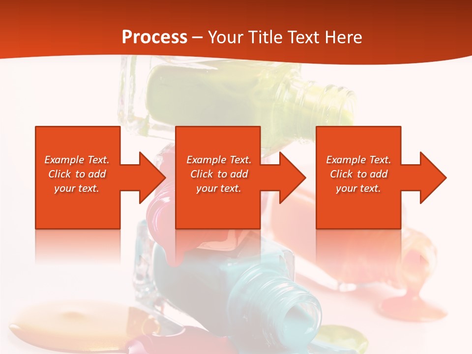Beauty Spill Pour PowerPoint Template