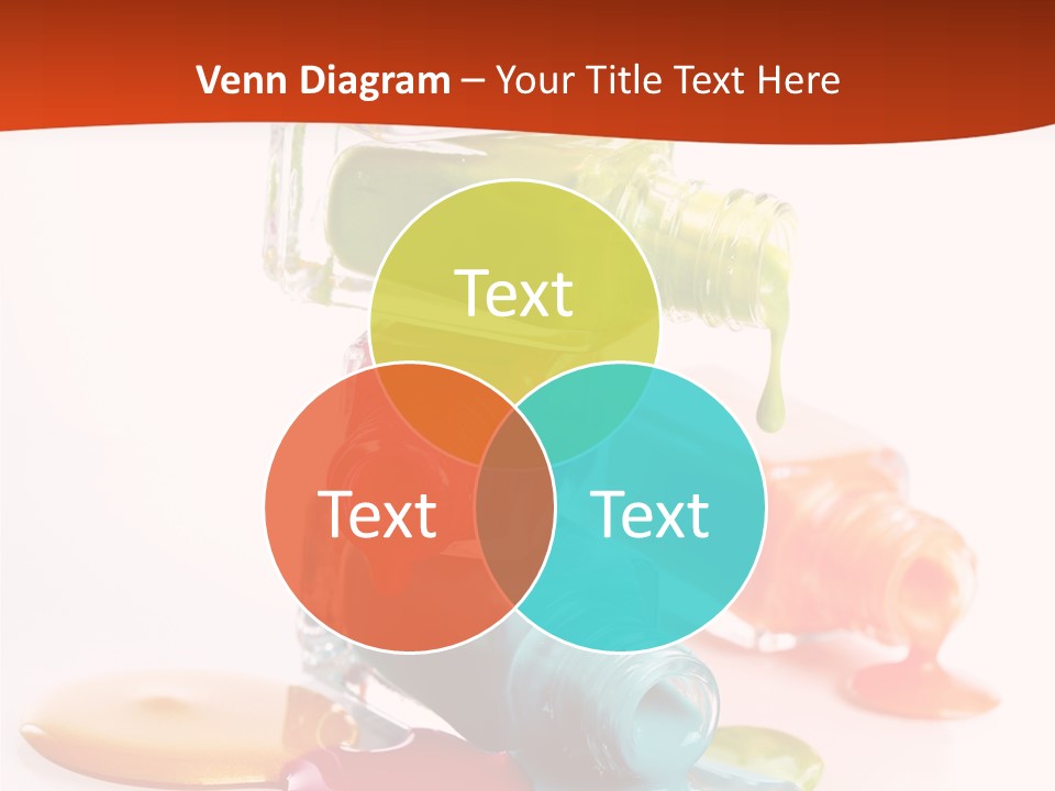 Beauty Spill Pour PowerPoint Template