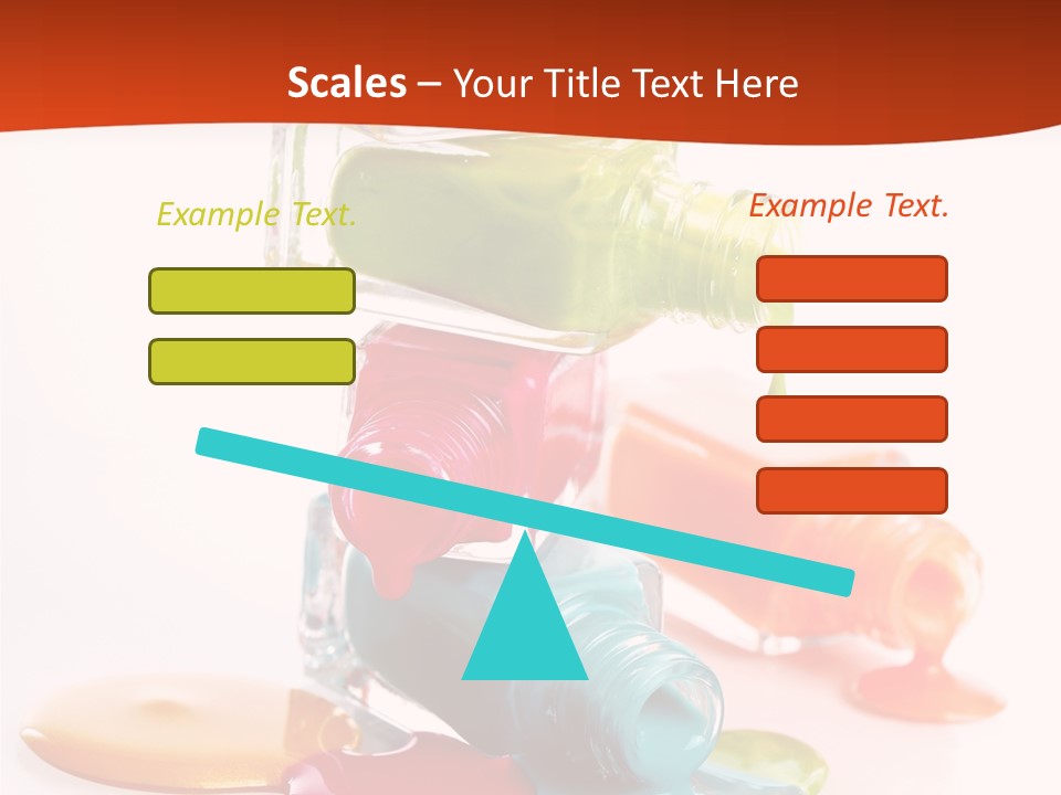 Beauty Spill Pour PowerPoint Template