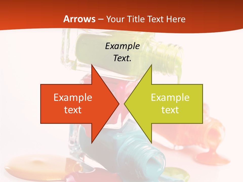 Beauty Spill Pour PowerPoint Template