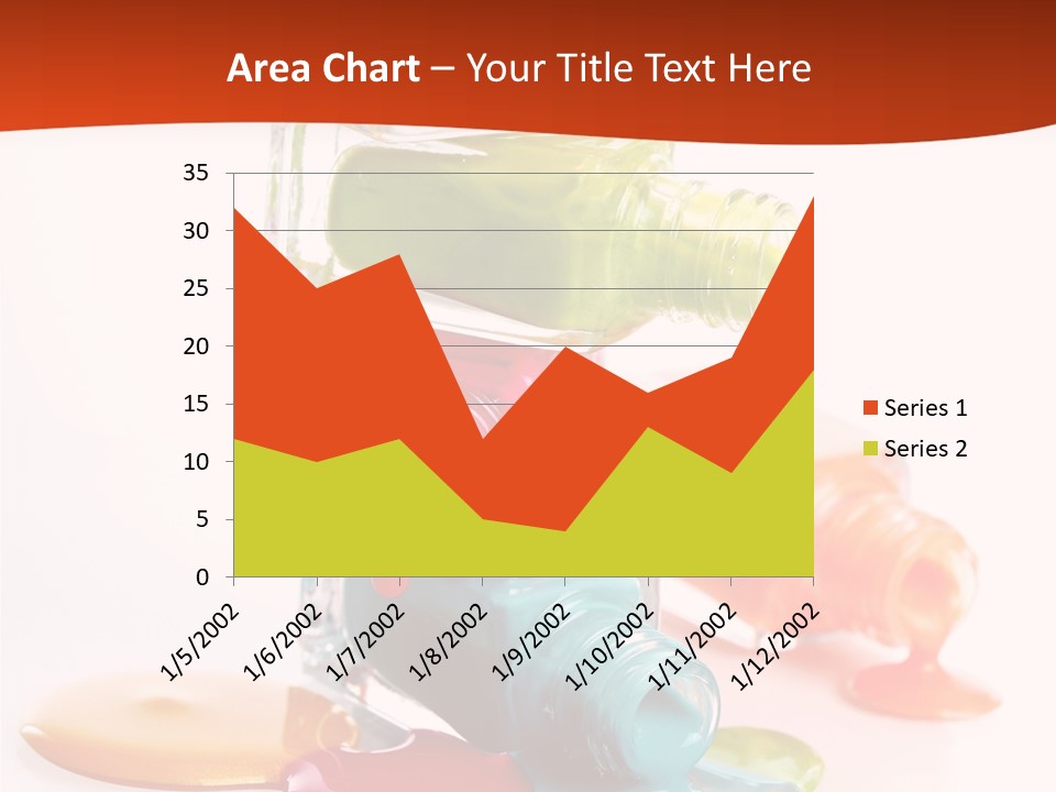 Beauty Spill Pour PowerPoint Template