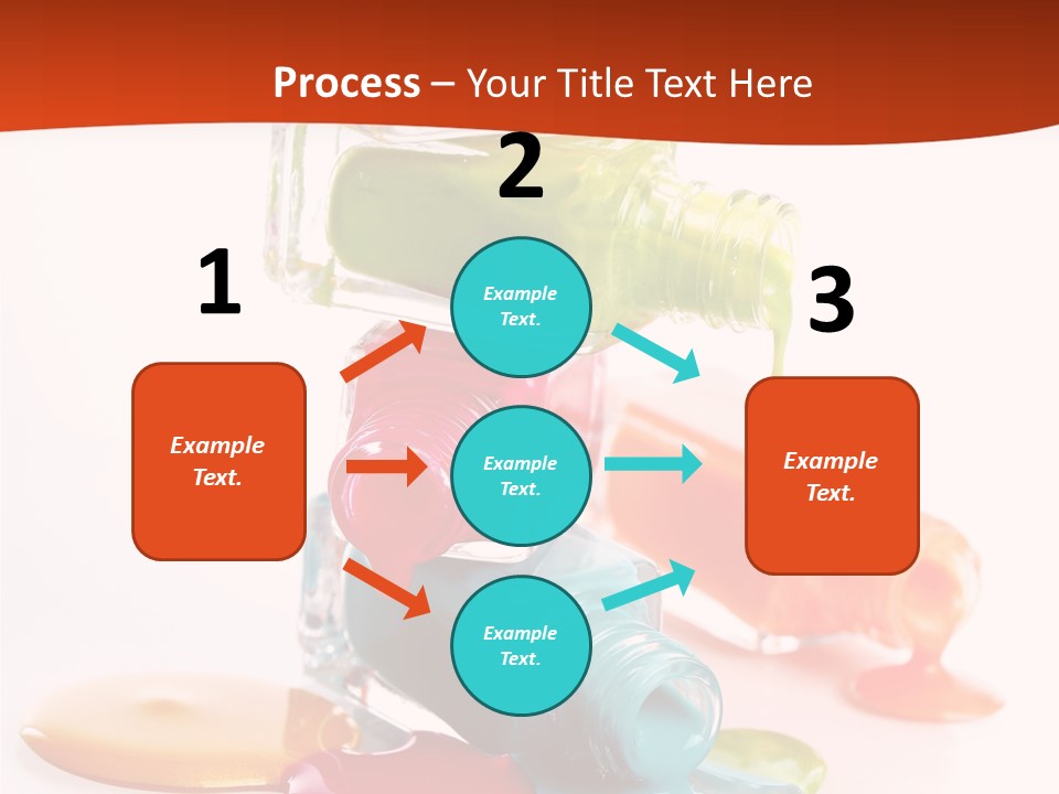 Beauty Spill Pour PowerPoint Template