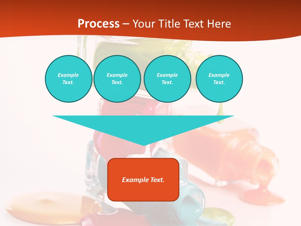 Beauty Spill Pour PowerPoint Template