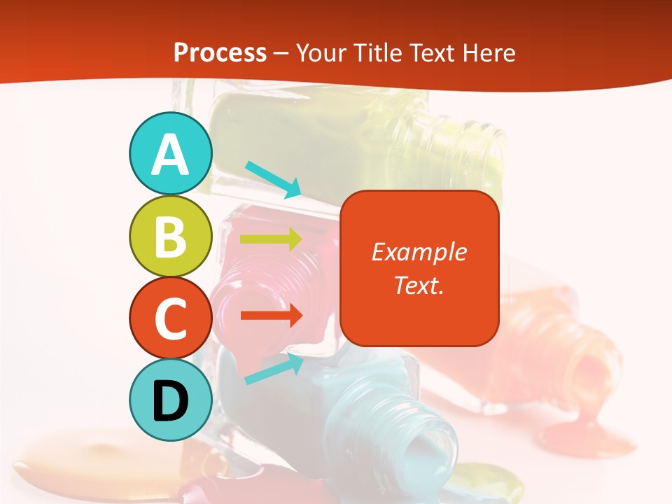 Beauty Spill Pour PowerPoint Template