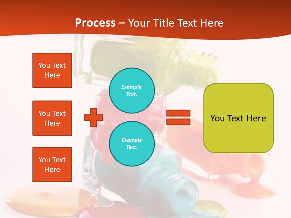 Beauty Spill Pour PowerPoint Template