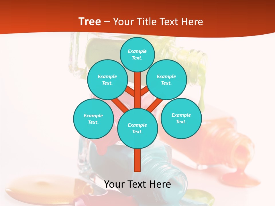 Beauty Spill Pour PowerPoint Template