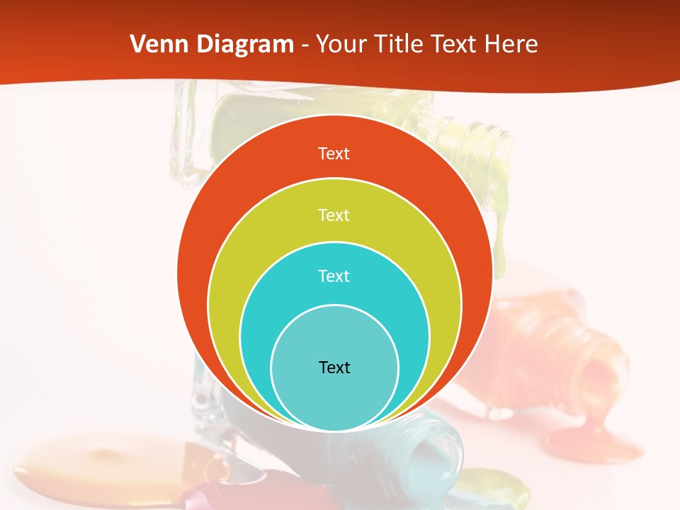 Beauty Spill Pour PowerPoint Template