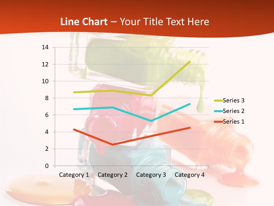 Beauty Spill Pour PowerPoint Template